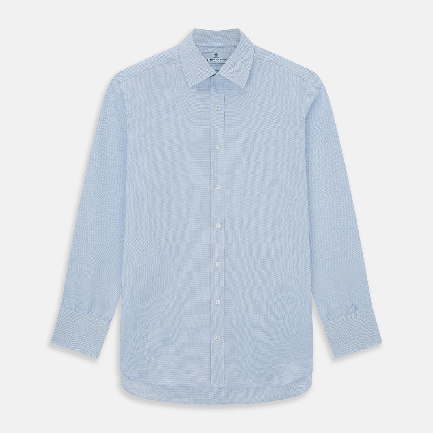 PALE BLUE MULTI-CHECK REGULAR FIT SHIRT