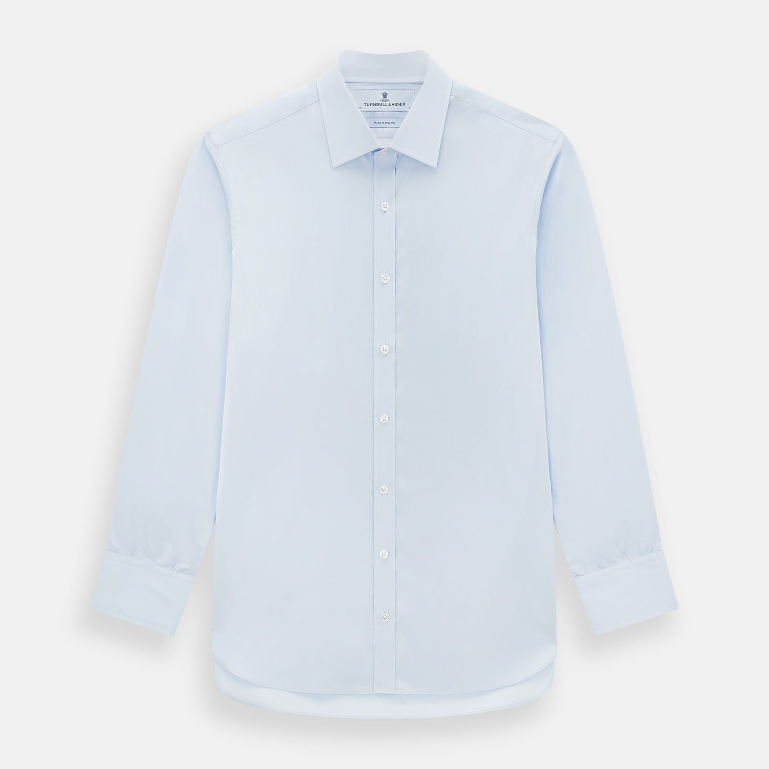 PALE BLUE COTTON REGULAR FIT MAYFAIR SHIRT