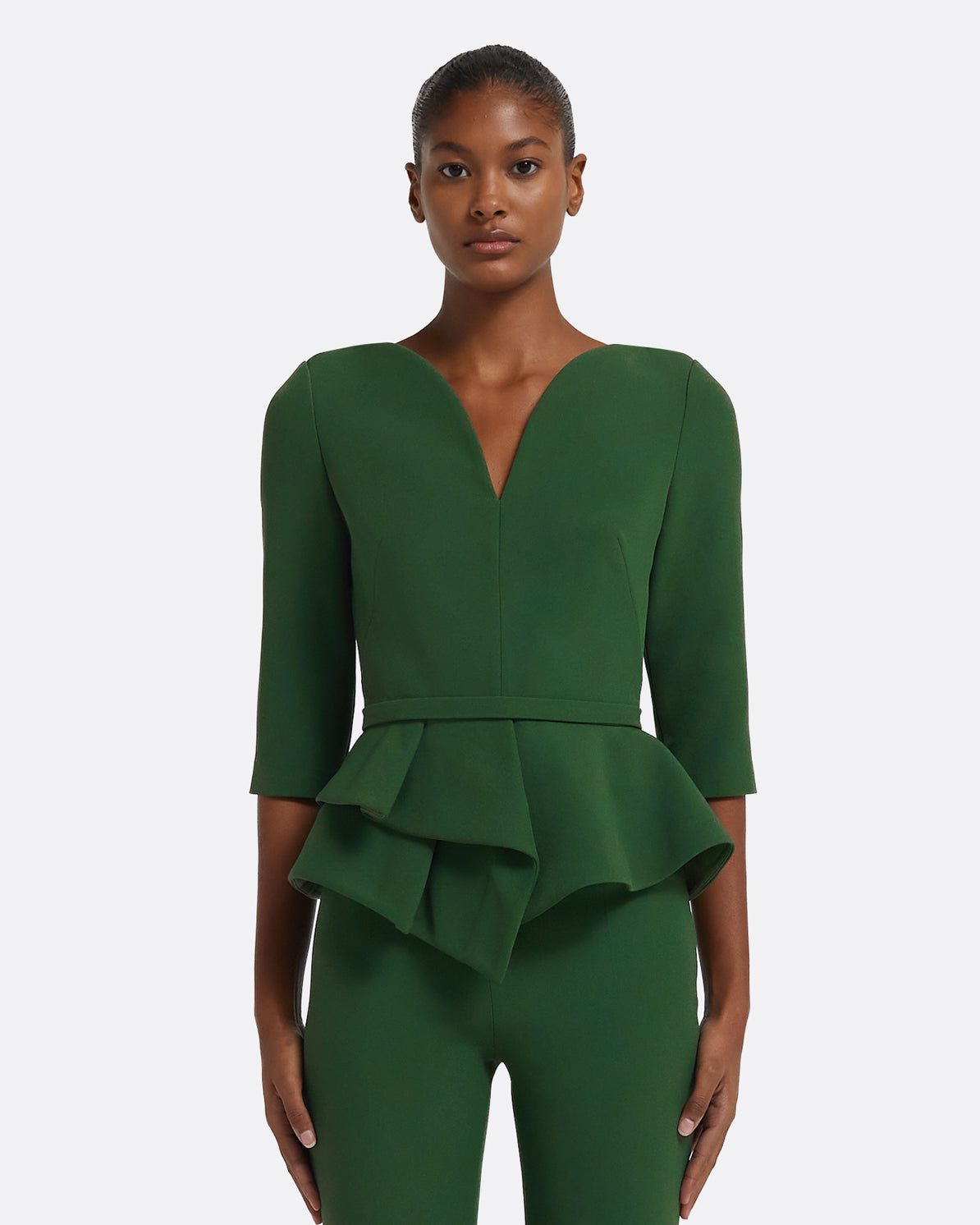 Dion Top in Moss Green