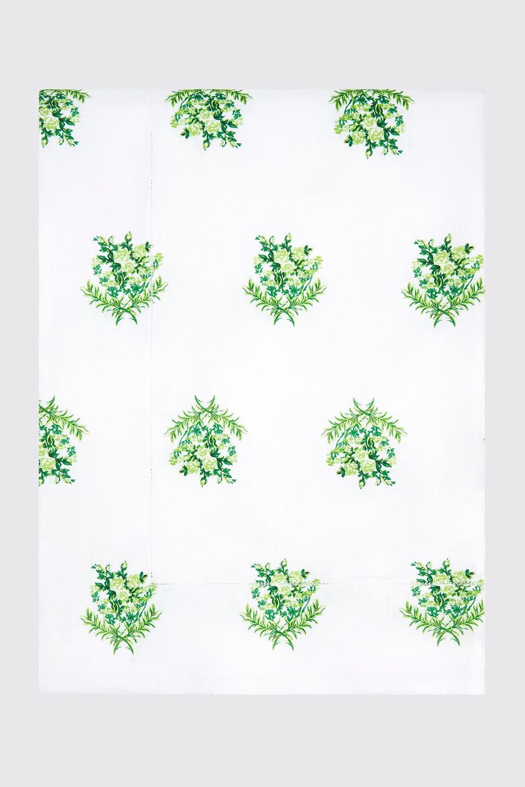 Amalia Duvet Cover in Green Flower Print
