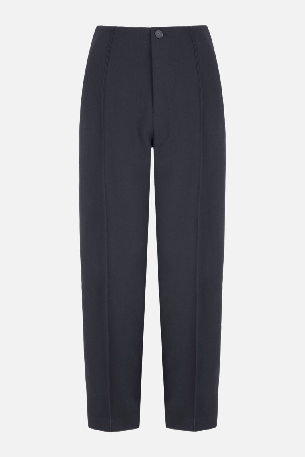 Alban Trouser in Black Birdseye Suiting