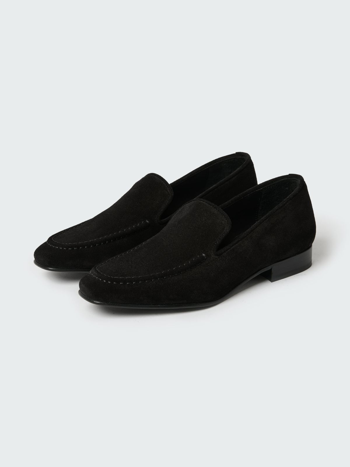 Elkann Suede Loafer in Black