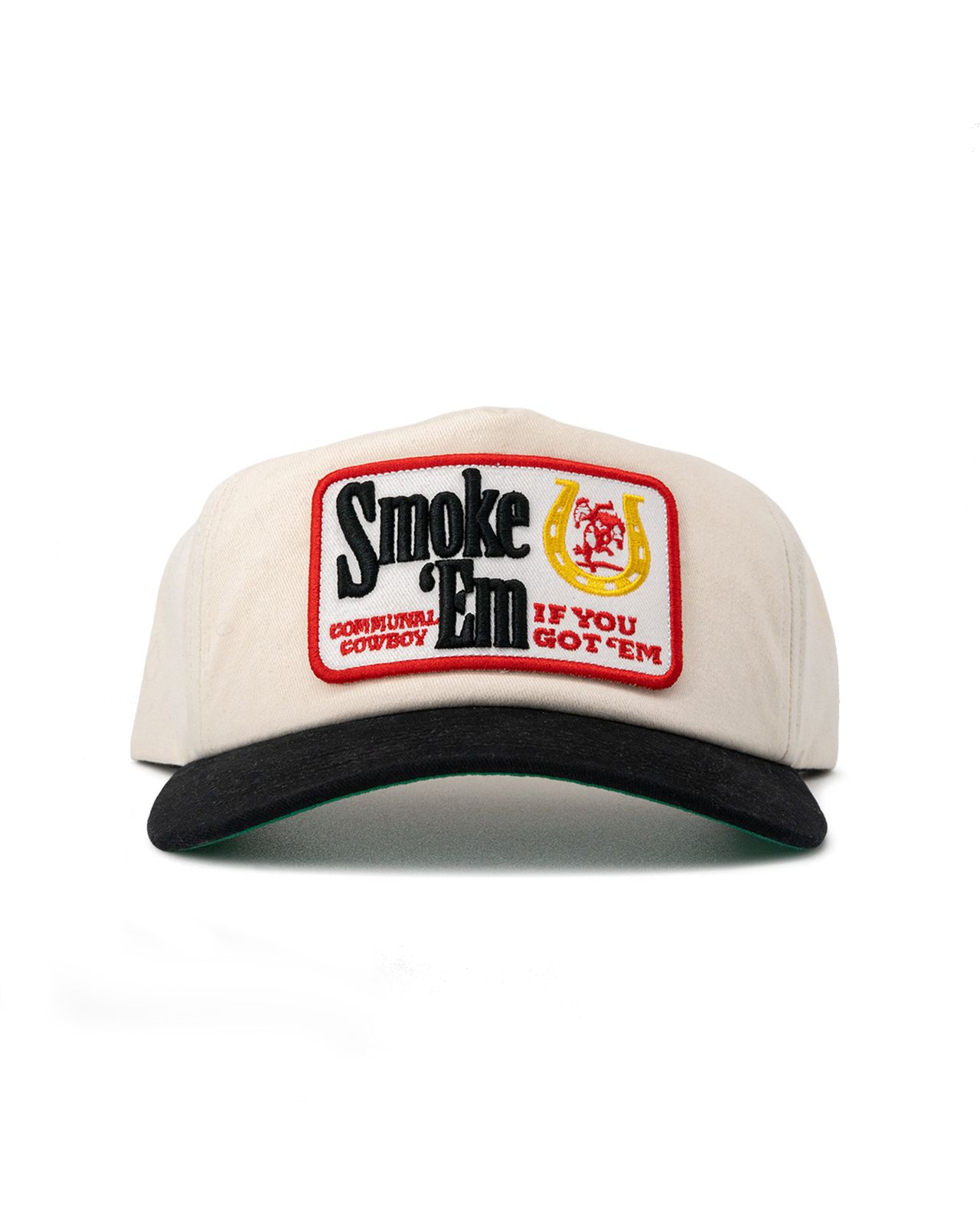 Smoke 'Em Hat Black/Vintage White