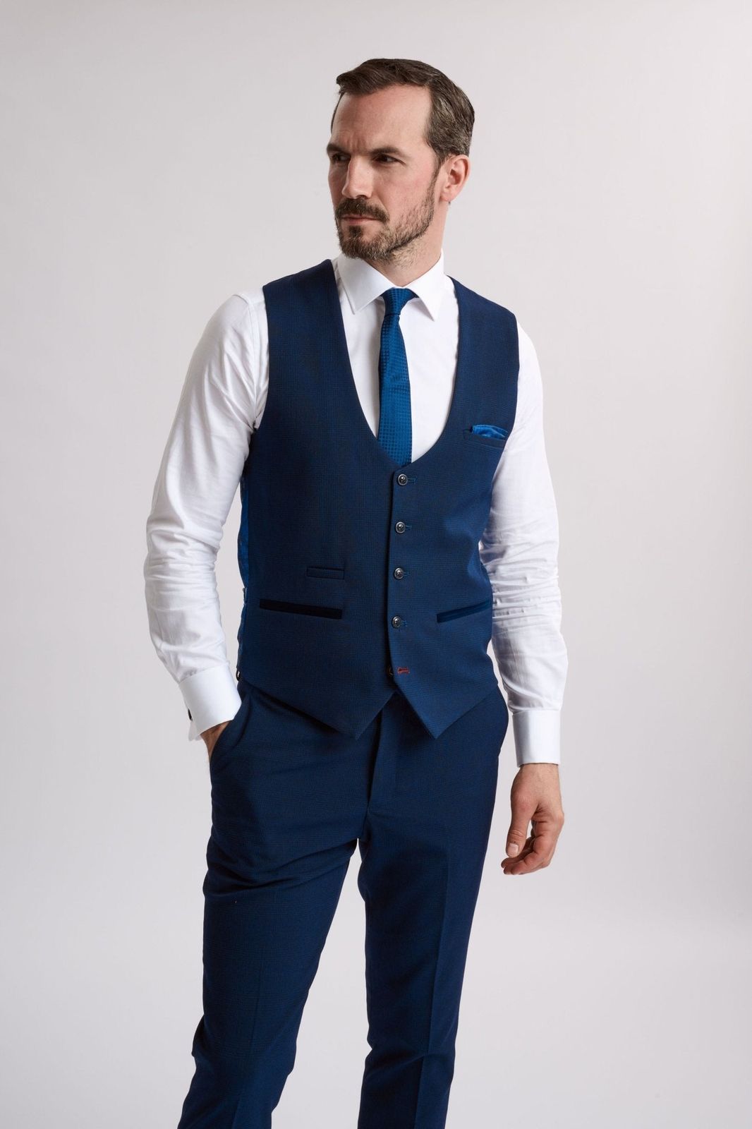 Bromley Navy Waistcoat