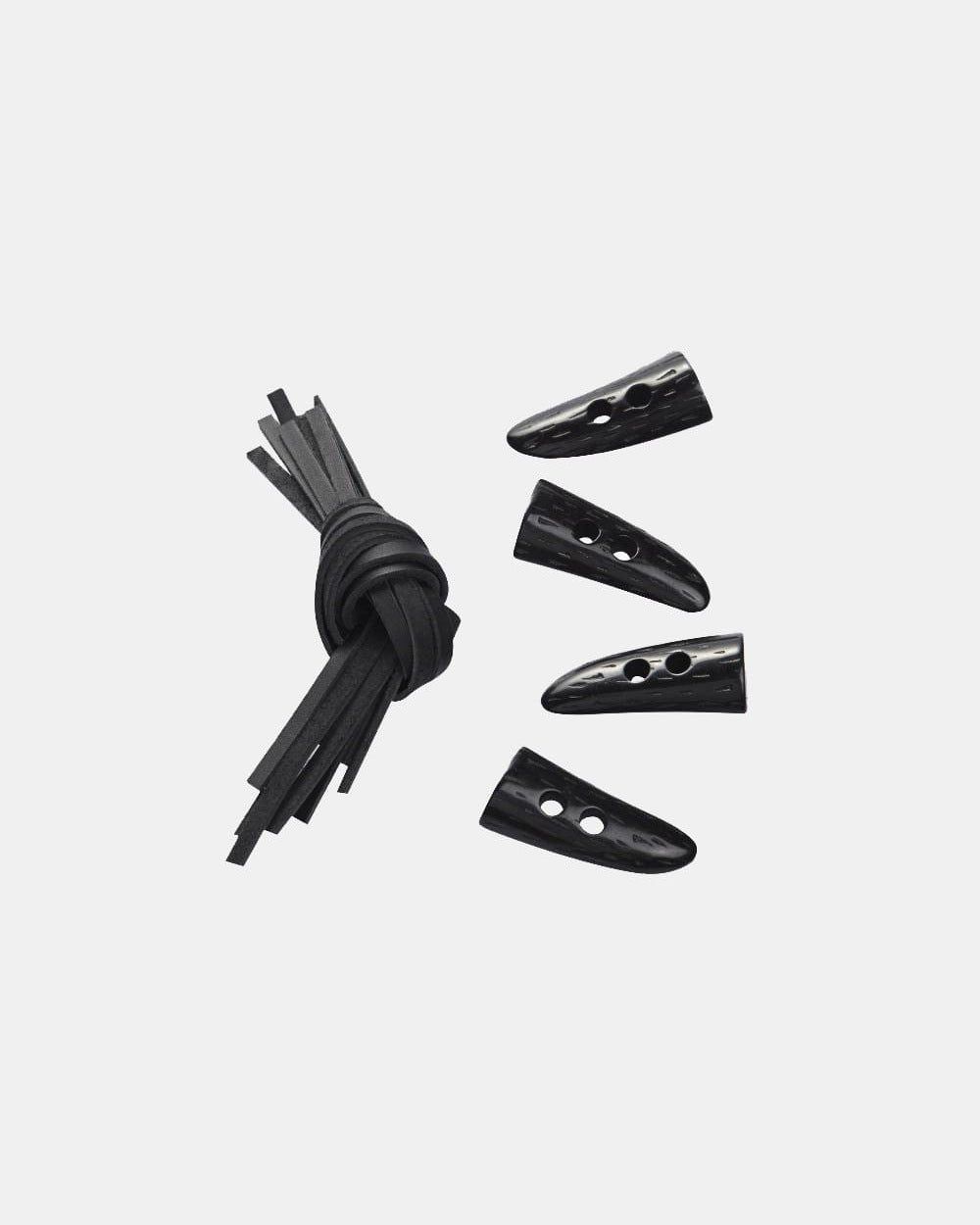 Children's Plastic Toggles Black