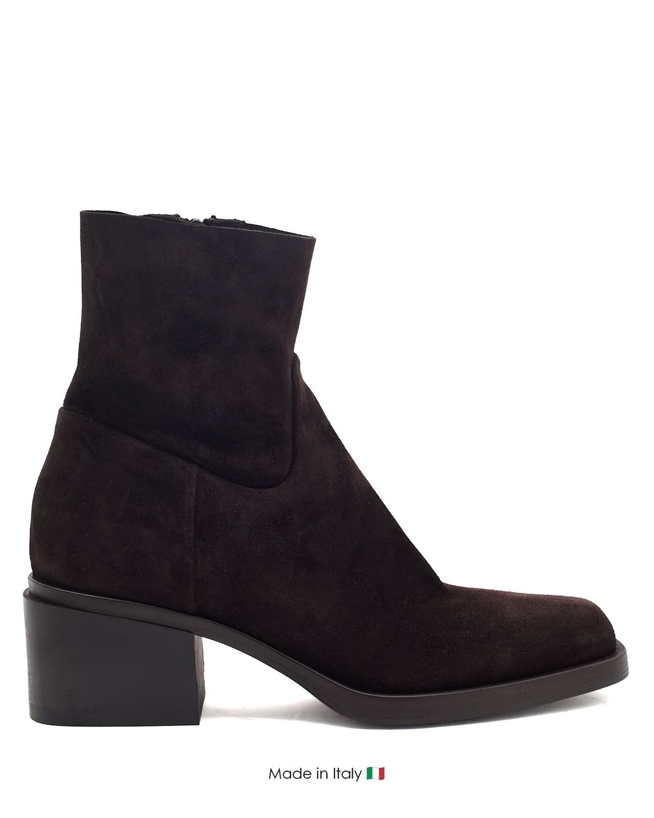 E4424 Dark Brown Boot Suede