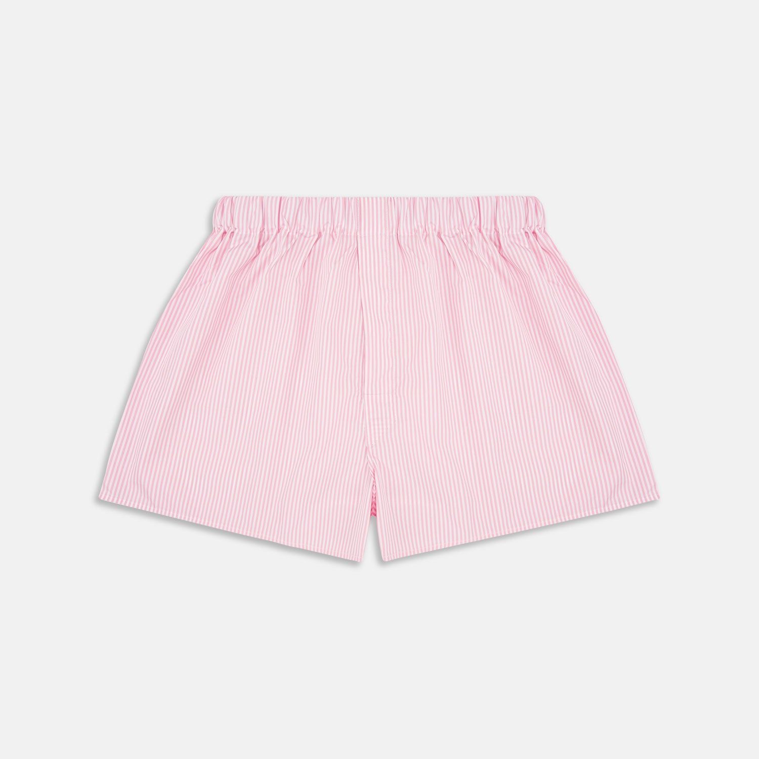 Pink Bengal Stripe Cotton Boxer Shorts