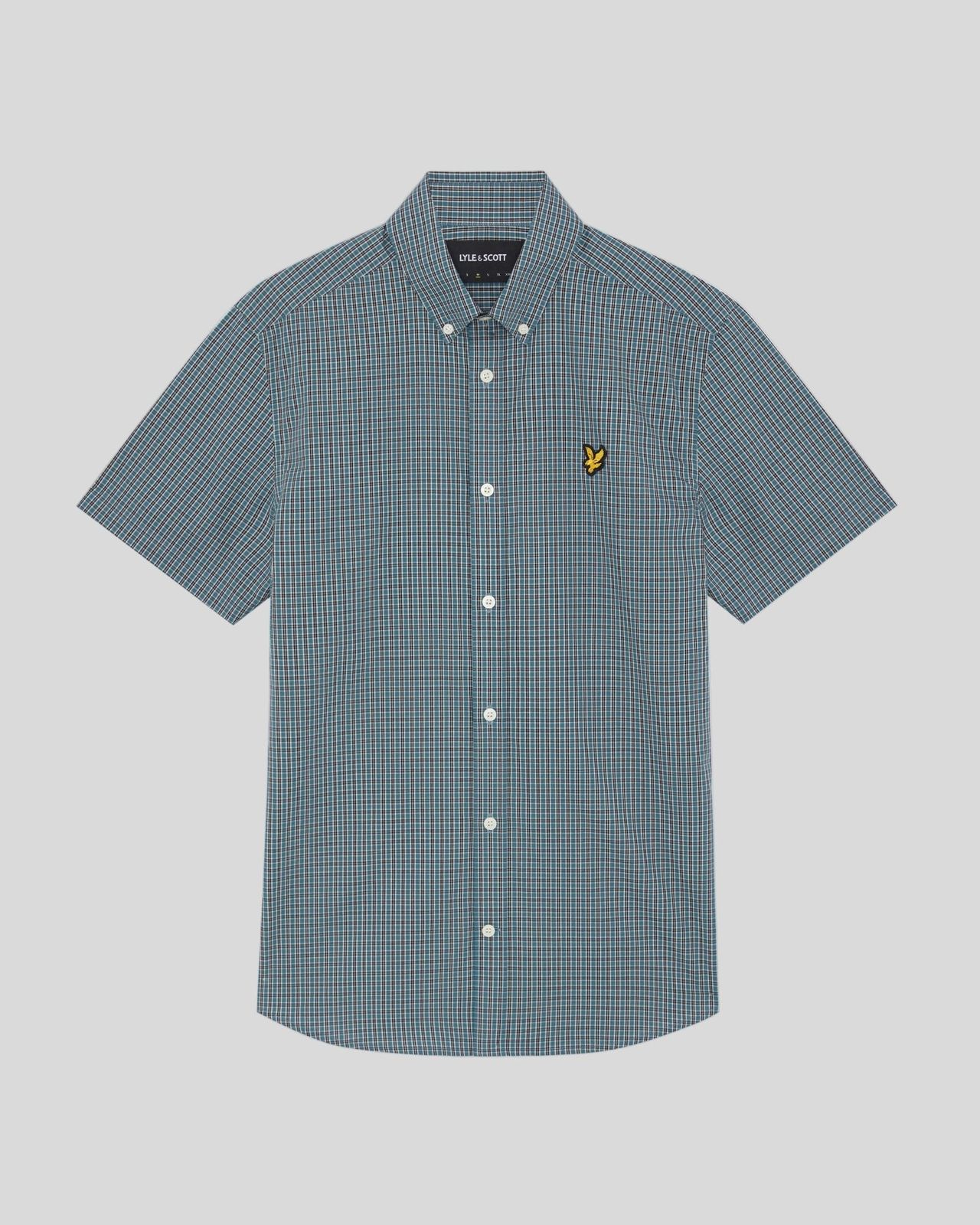 Fine Check Short Sleeve Shirt