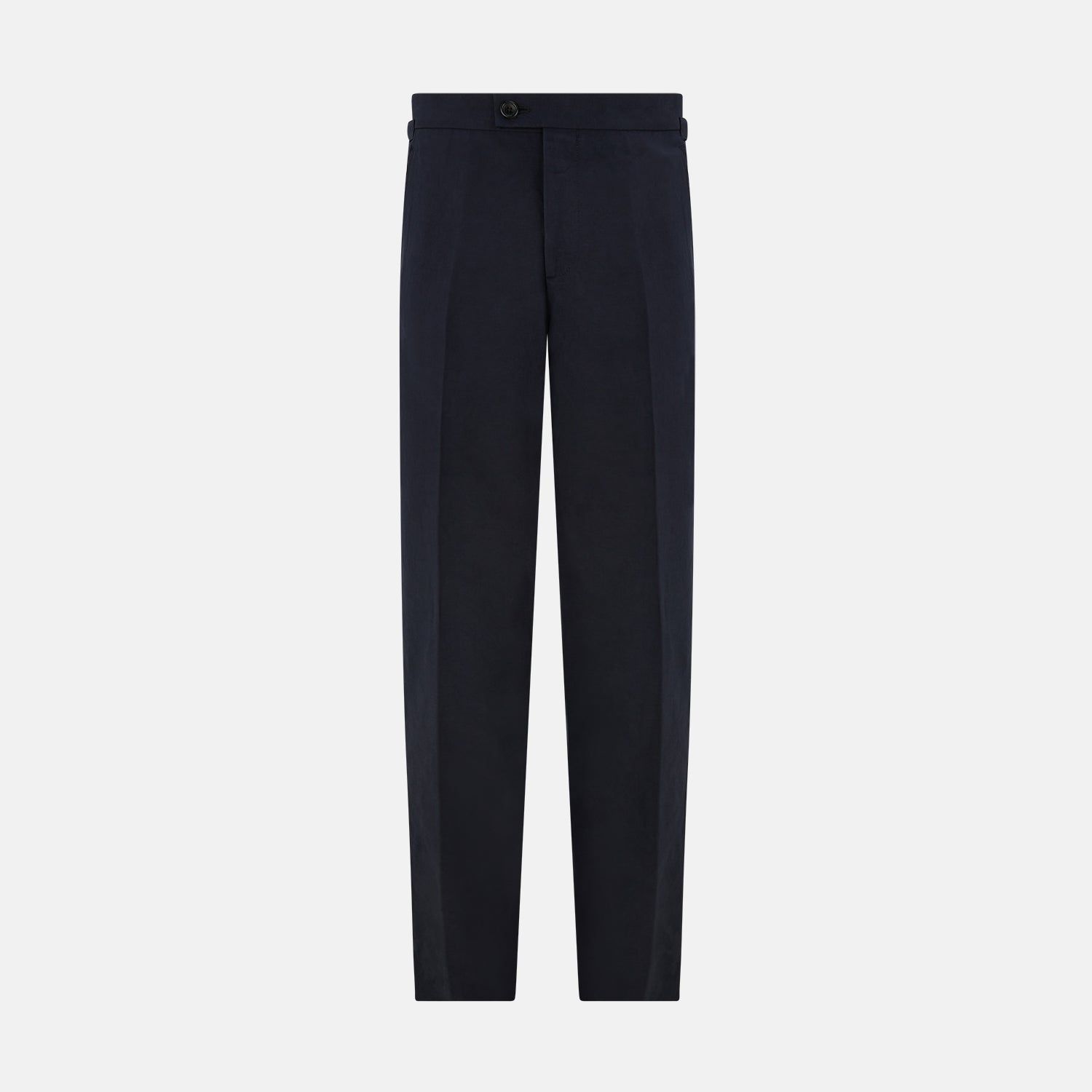 Navy Linen Henry Trousers