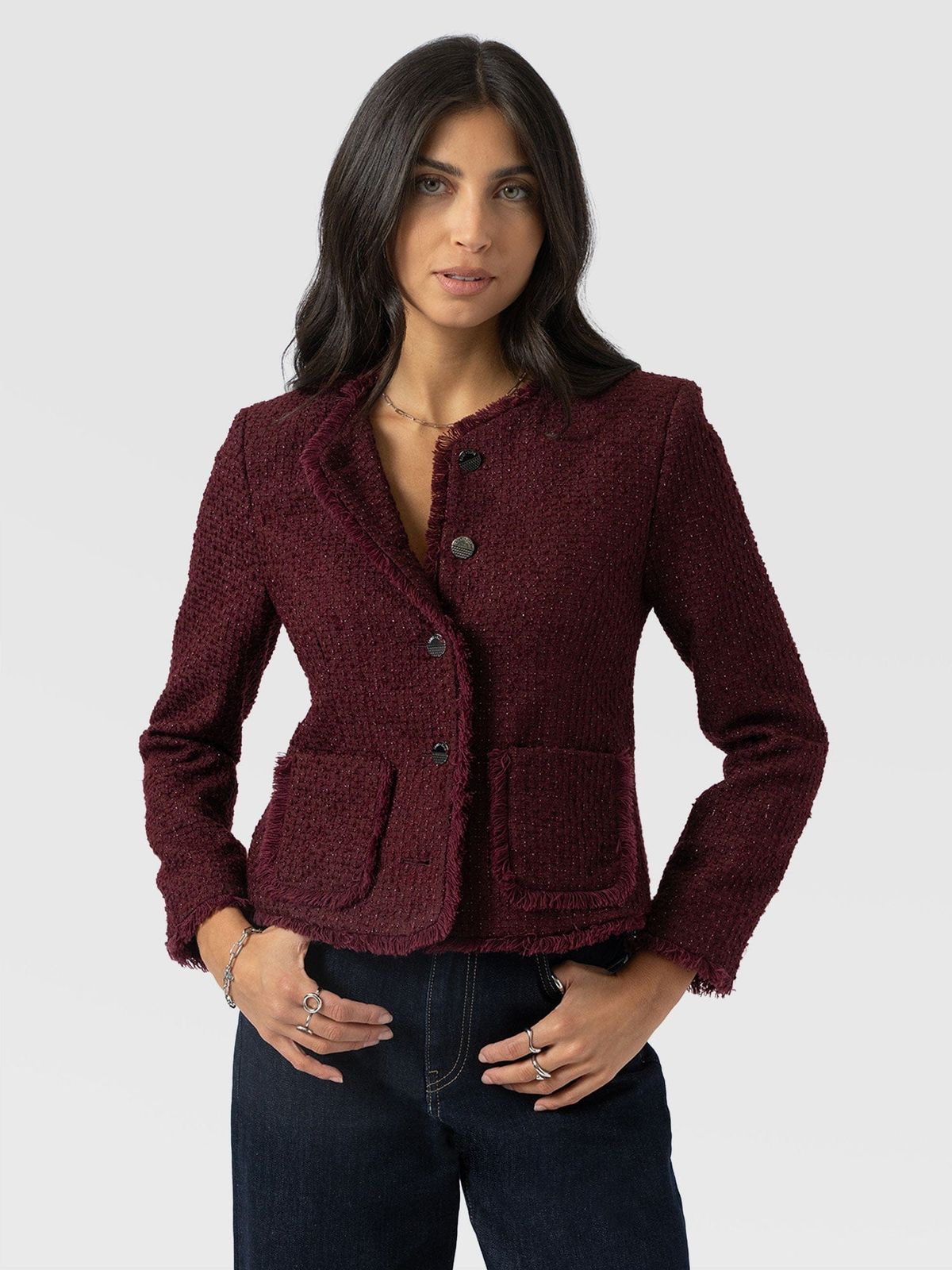 Ashby Jacket - Maroon