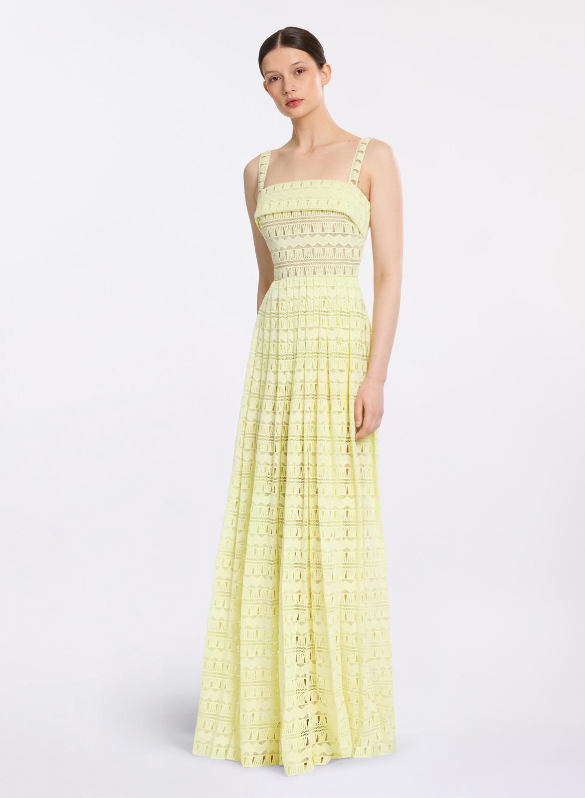 Macramé Long Dress