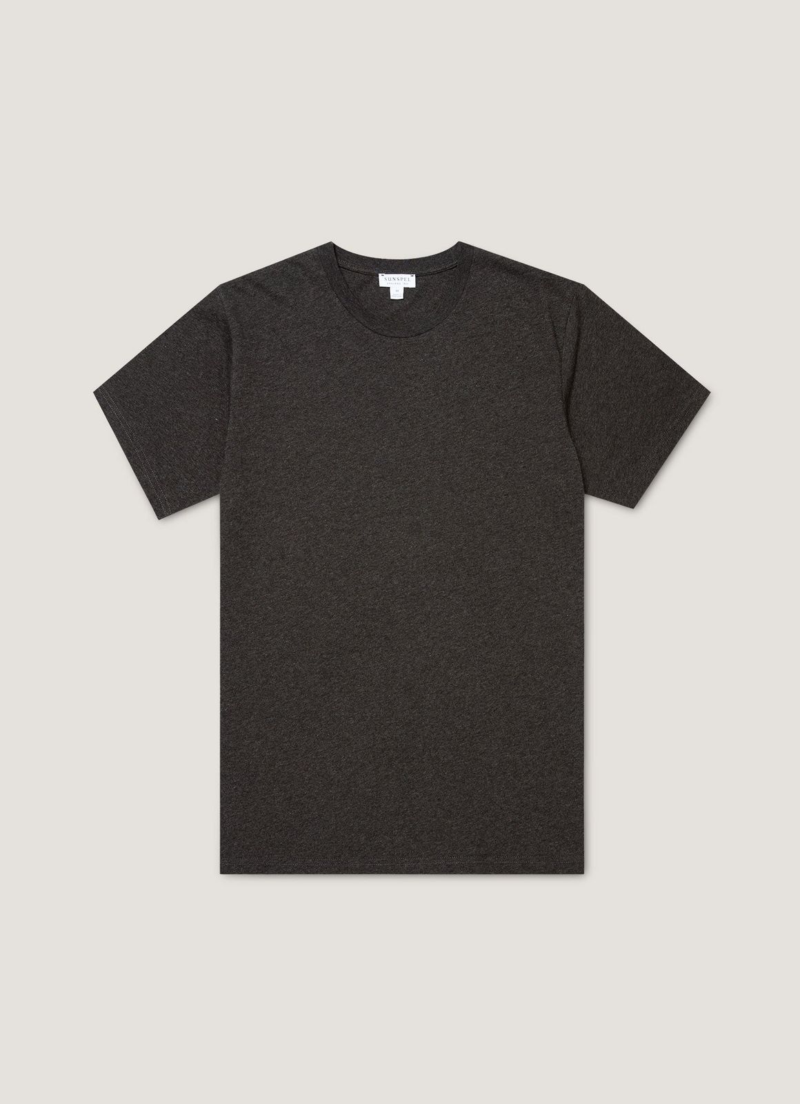 Men's Riviera Midweight T-shirt in Charcoal Melange