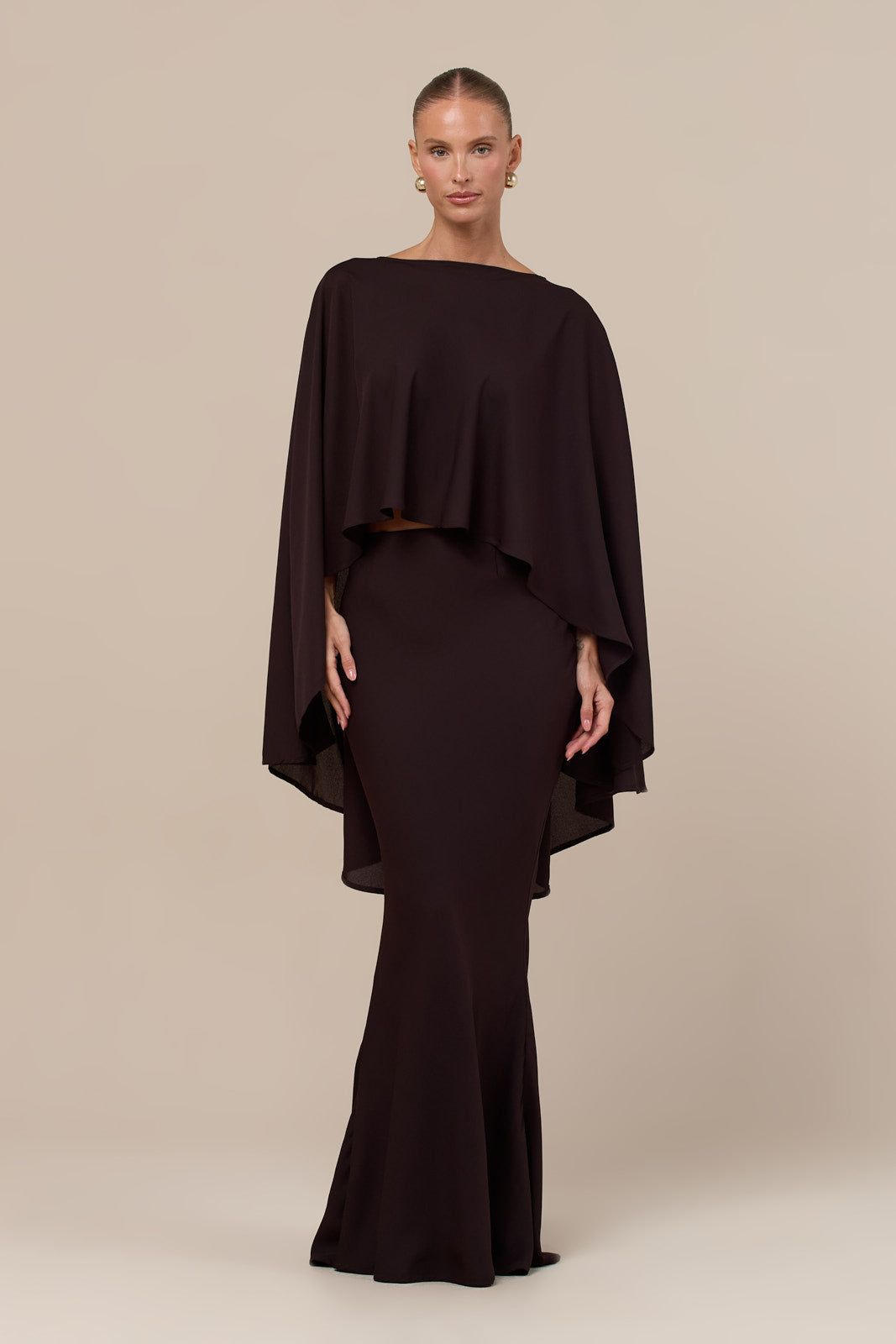 PRIMROSE MAXI SKIRT | CHOCOLATE