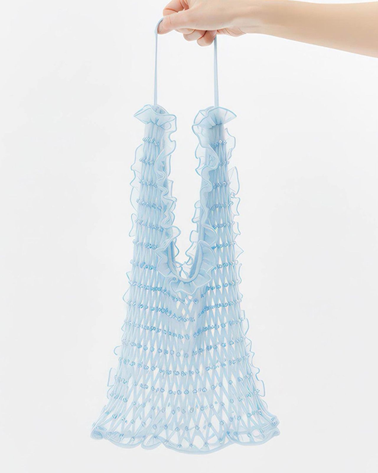 BUBBLE SMOCKED HANDBAG
