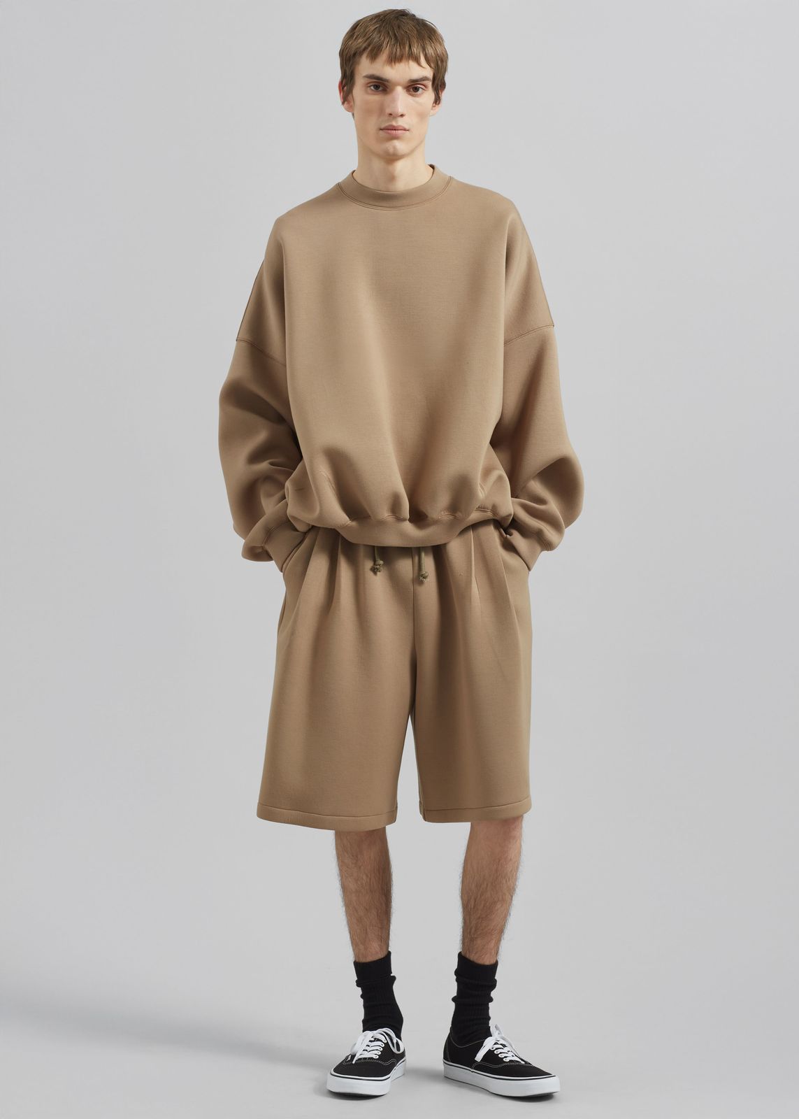 Tate Sweat Shorts - Camel