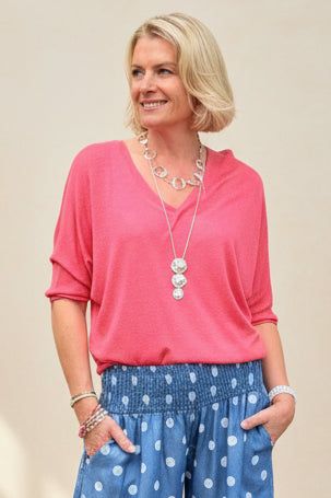 Linen Blend Layering Top