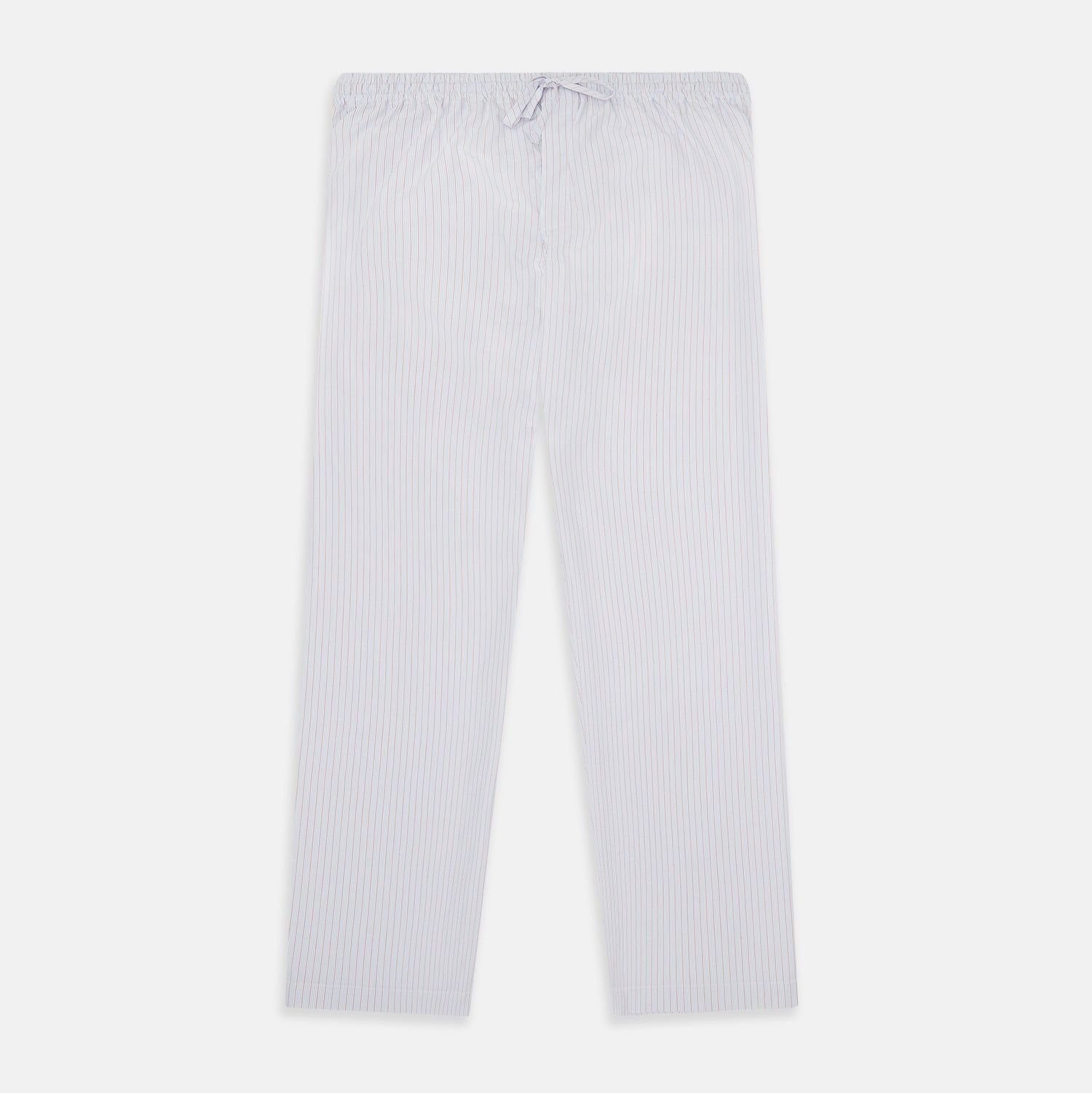Red Multi Pinstripe Pyjama Trousers