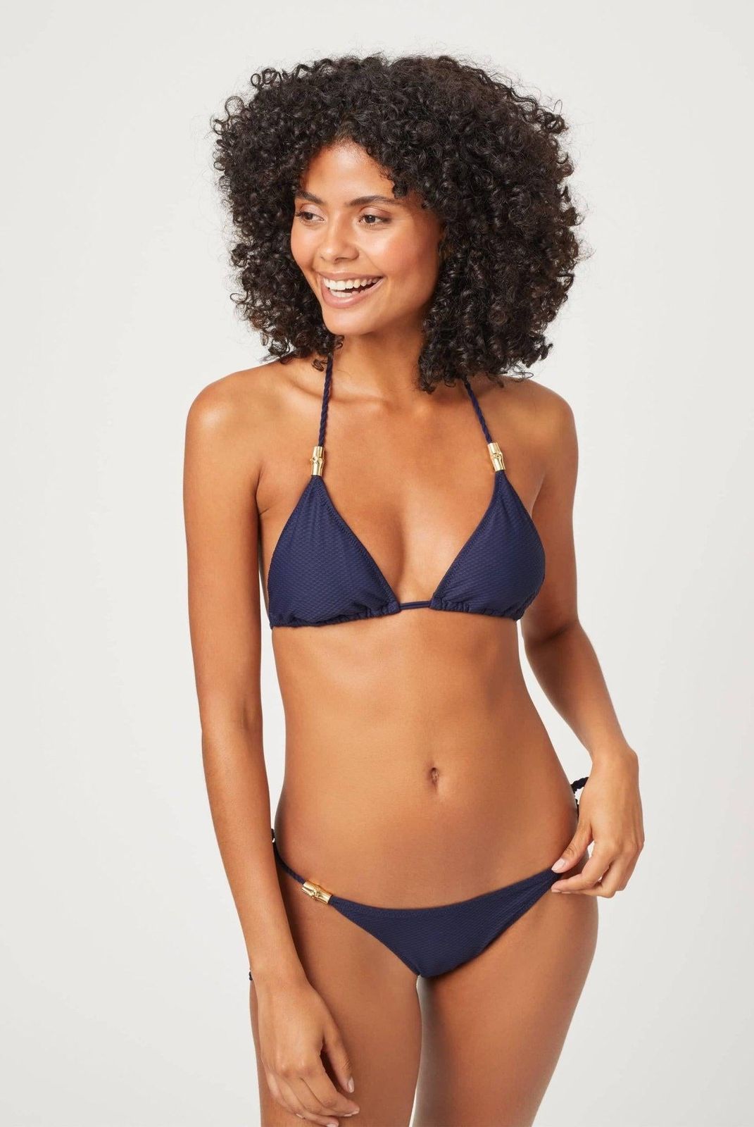 Navy Triangle Bikini
