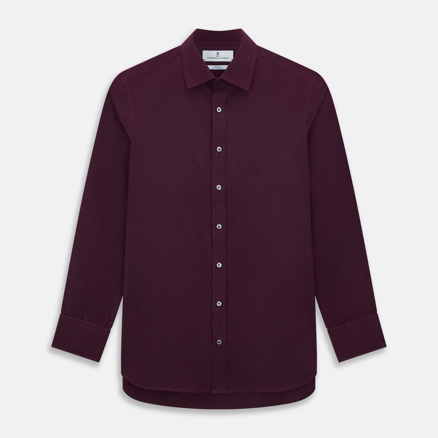 Dark Burgundy Pinstripe Mayfair Shirt