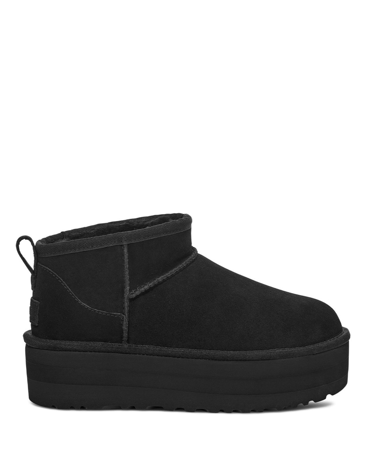 W Classic Ultra Mini Platform Black Suede