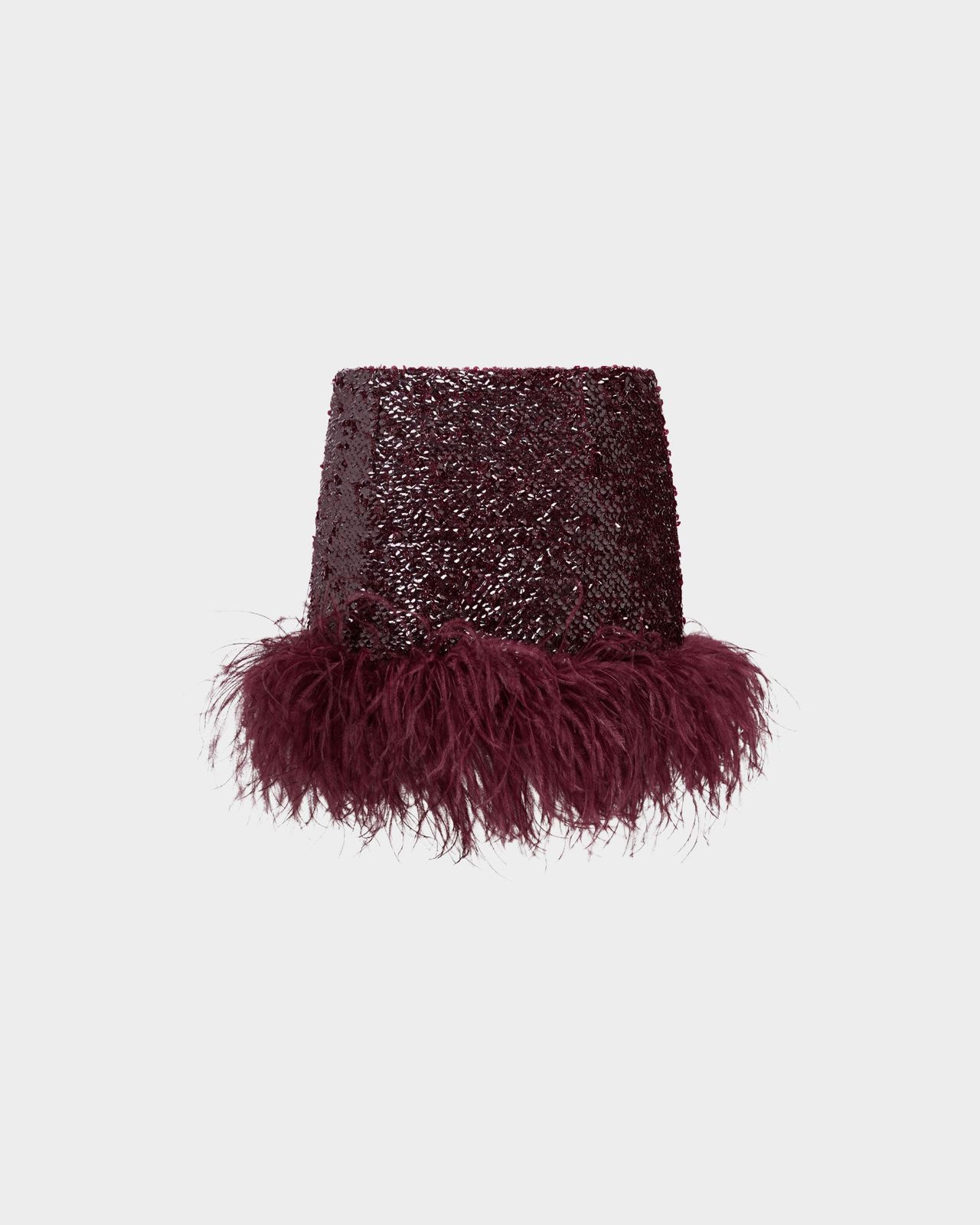 Giaci Mini Skirt in Textured Sequin