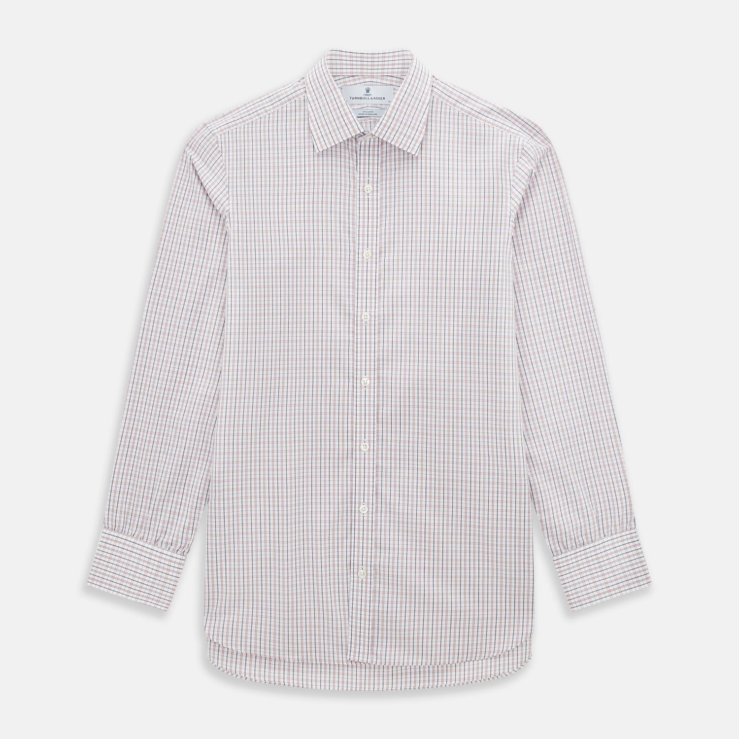Red and Blue Multi Check Mayfair Shirt