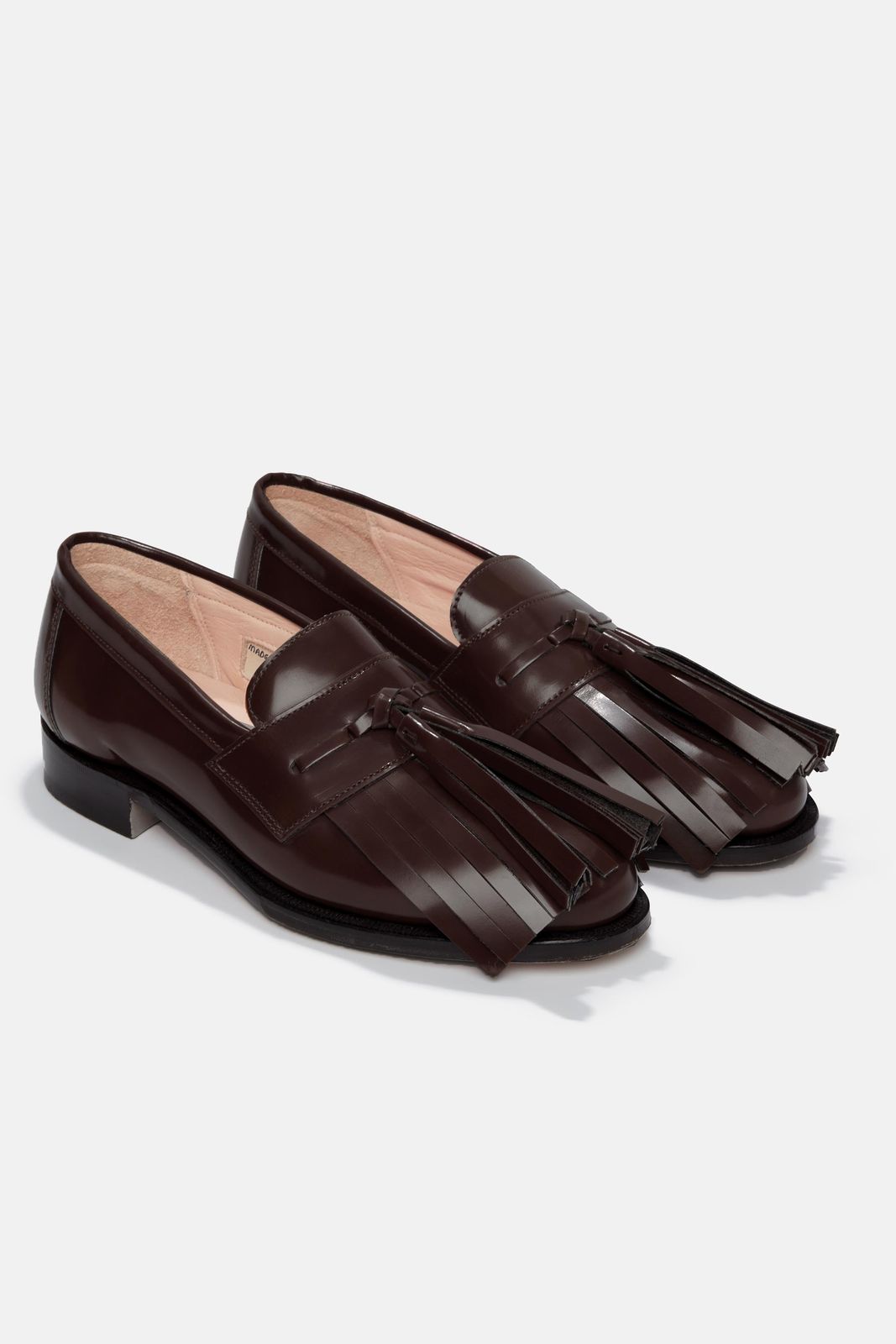 Grenson X Emilia Wickstead  Grenda Loafer In Dark Brown Leather