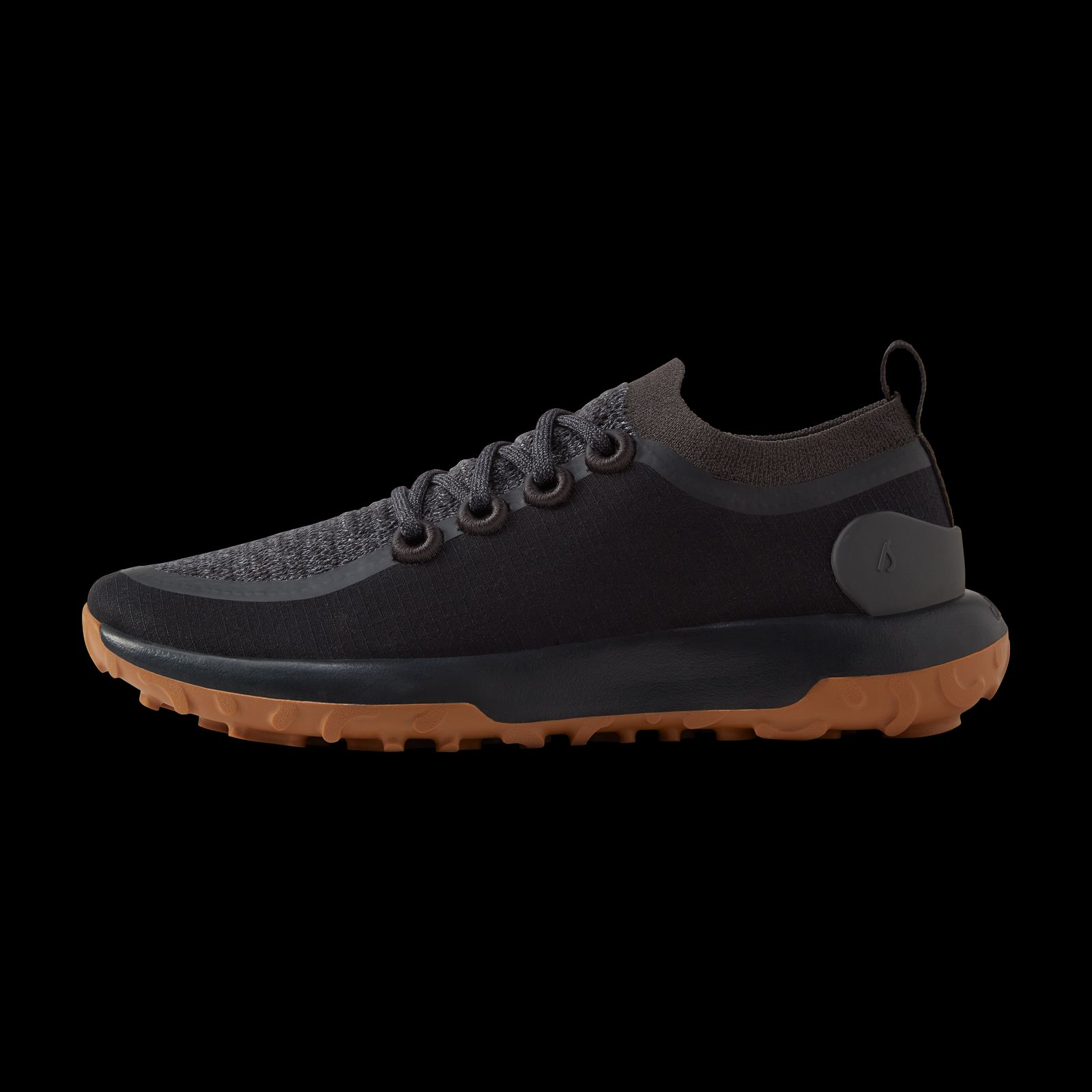 Women's Trail Runner - Natural Black (Rugged Khaki Sole)