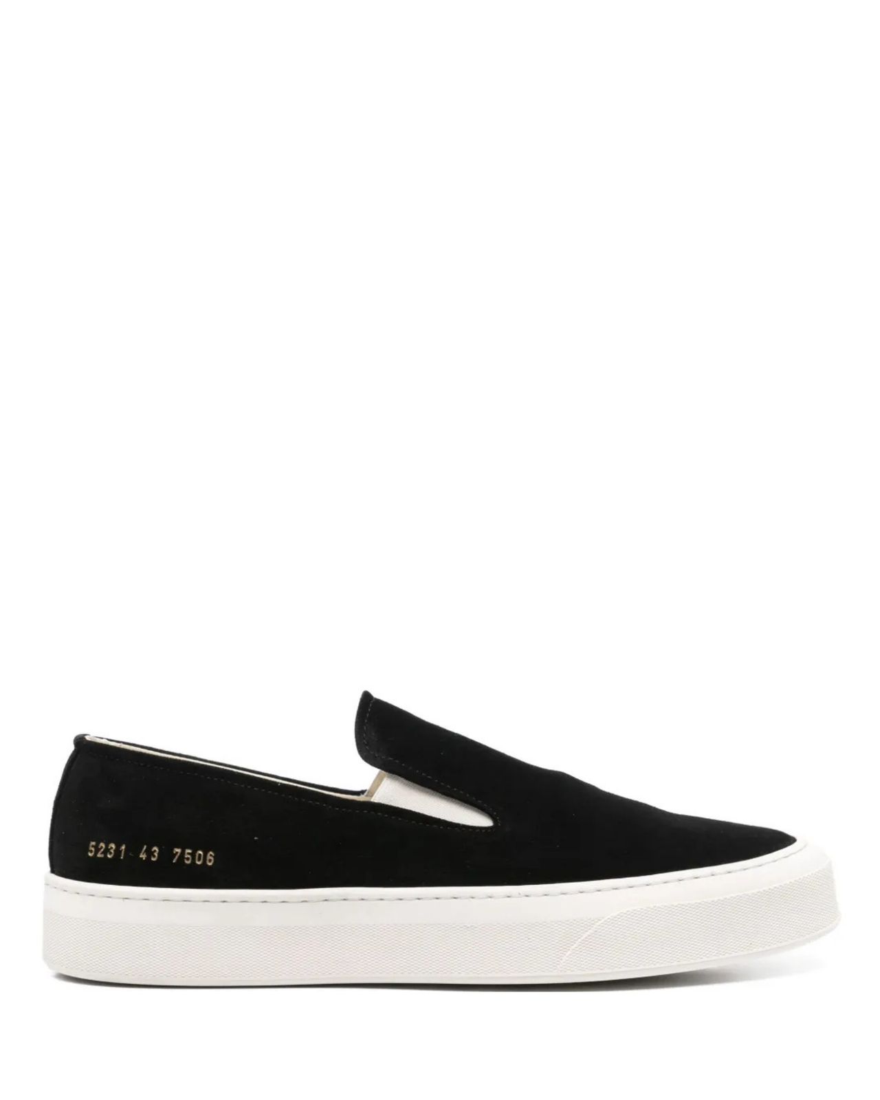 Slip On In Suede Black/White Suede 5231 7506