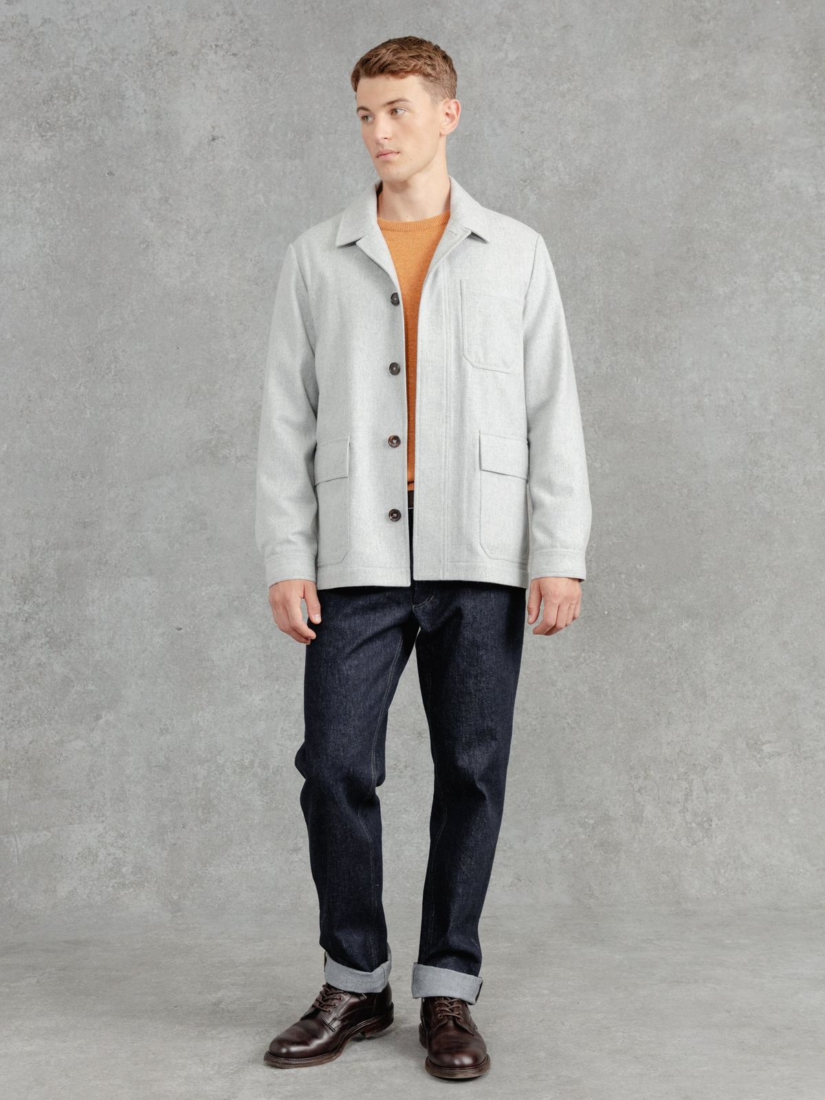 The Marylebone Shacket - Flake White