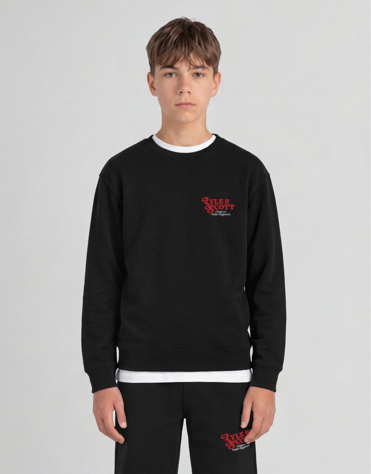 Landscape Graphic Crew Neck Sweatshirt