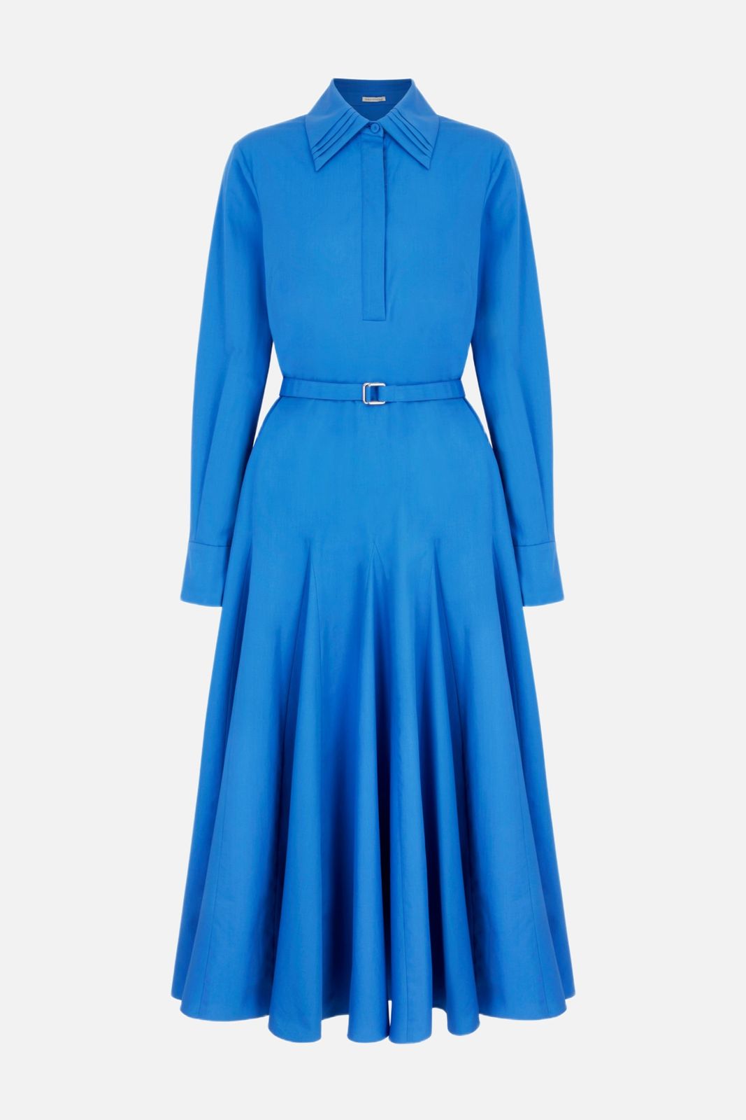 Marione Dress in Blue Cotton Popclan