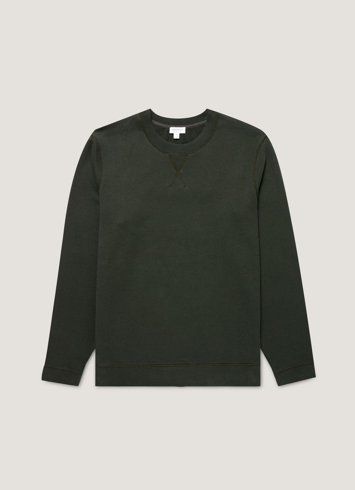 Men's Loopback Sweatshirt in Dark Green