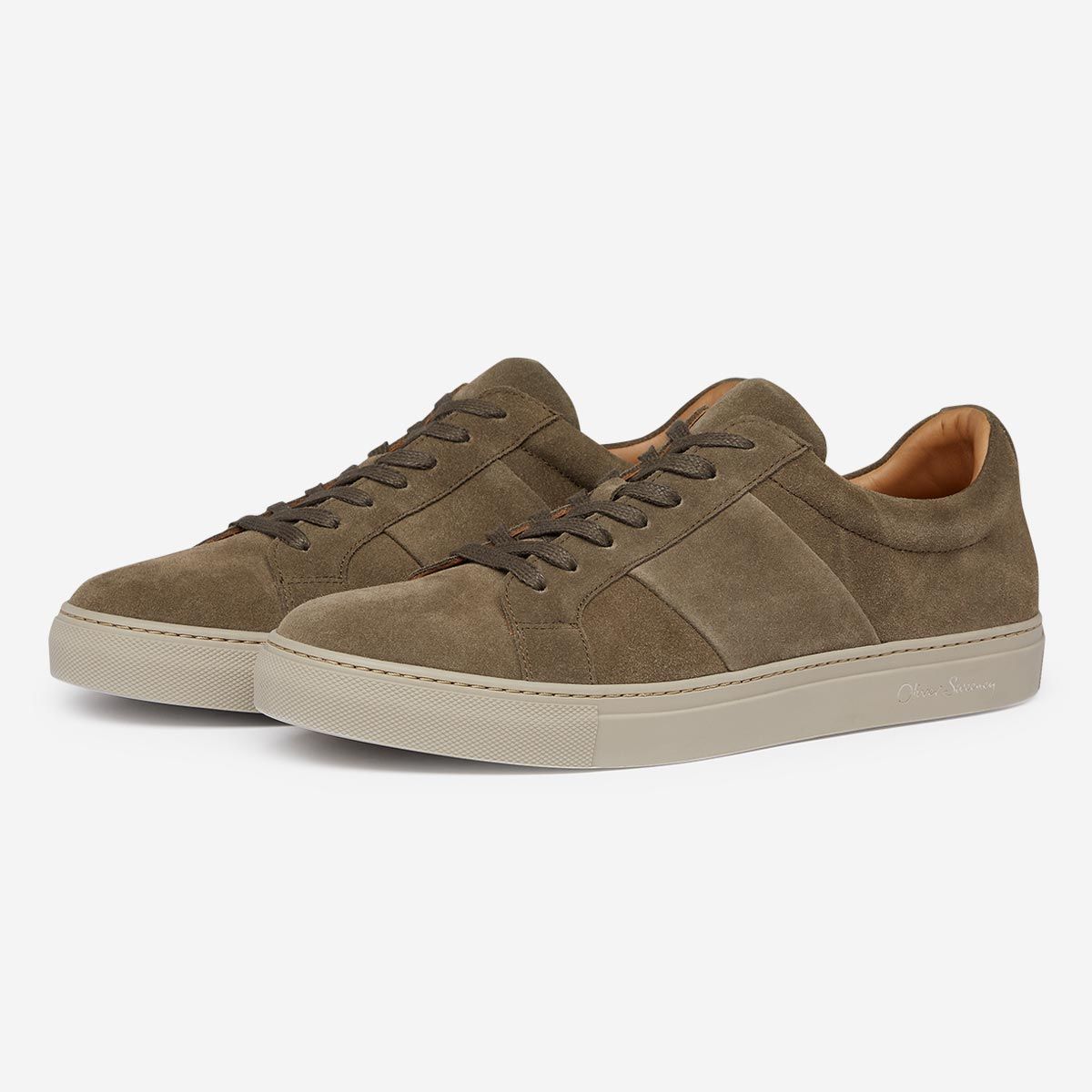Quintos Calf Suede Cupsole Trainers