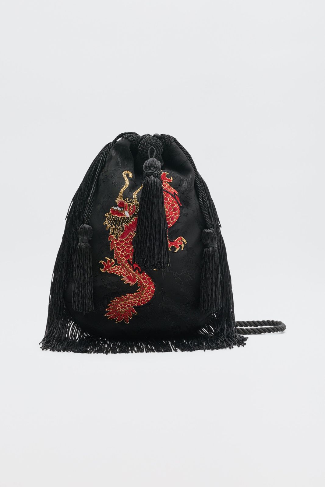Phillipa - Dragon Embroidery Red