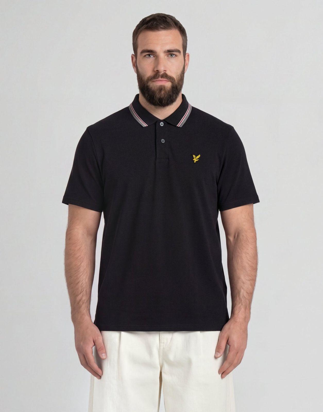 Tipped Track Polo Shirt