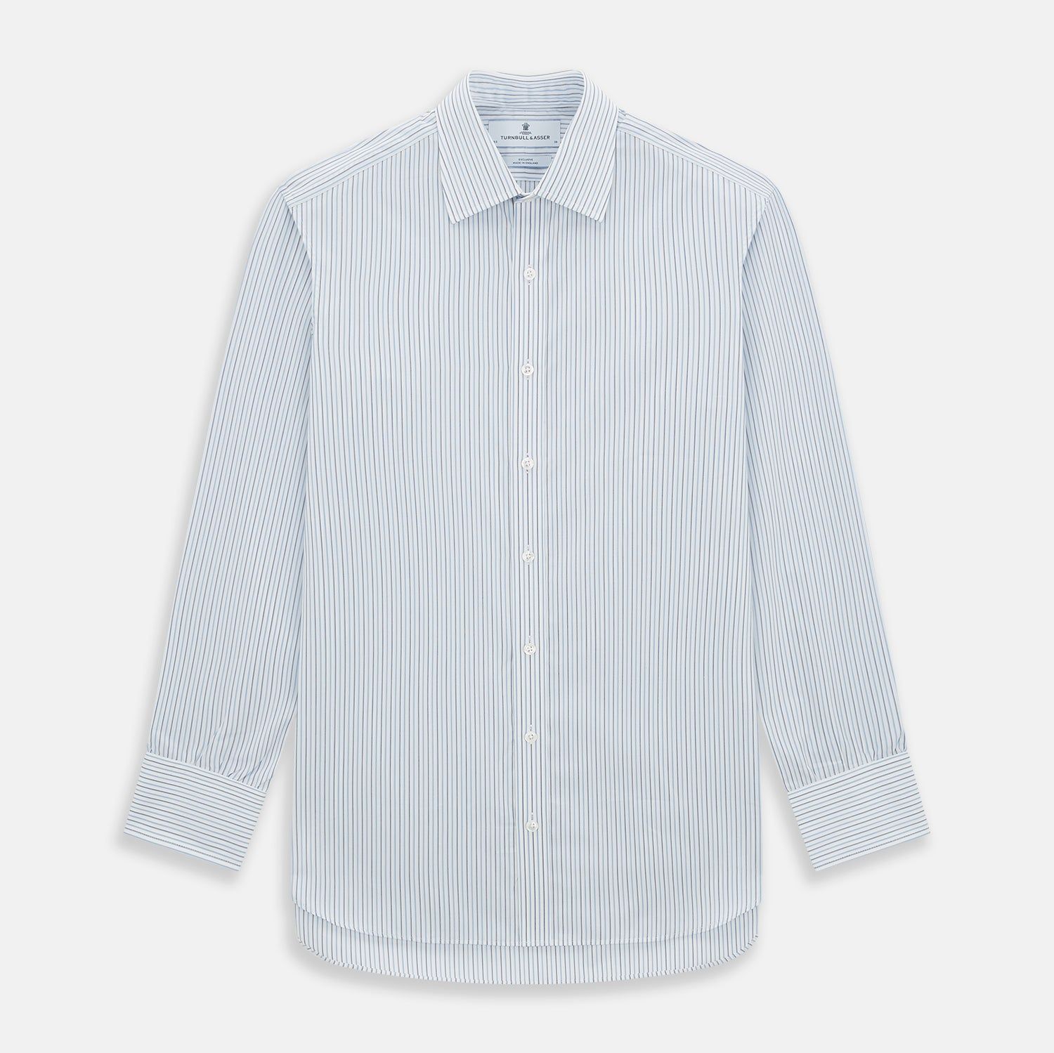 Navy and Blue Shadow Stripe Mayfair Shirt