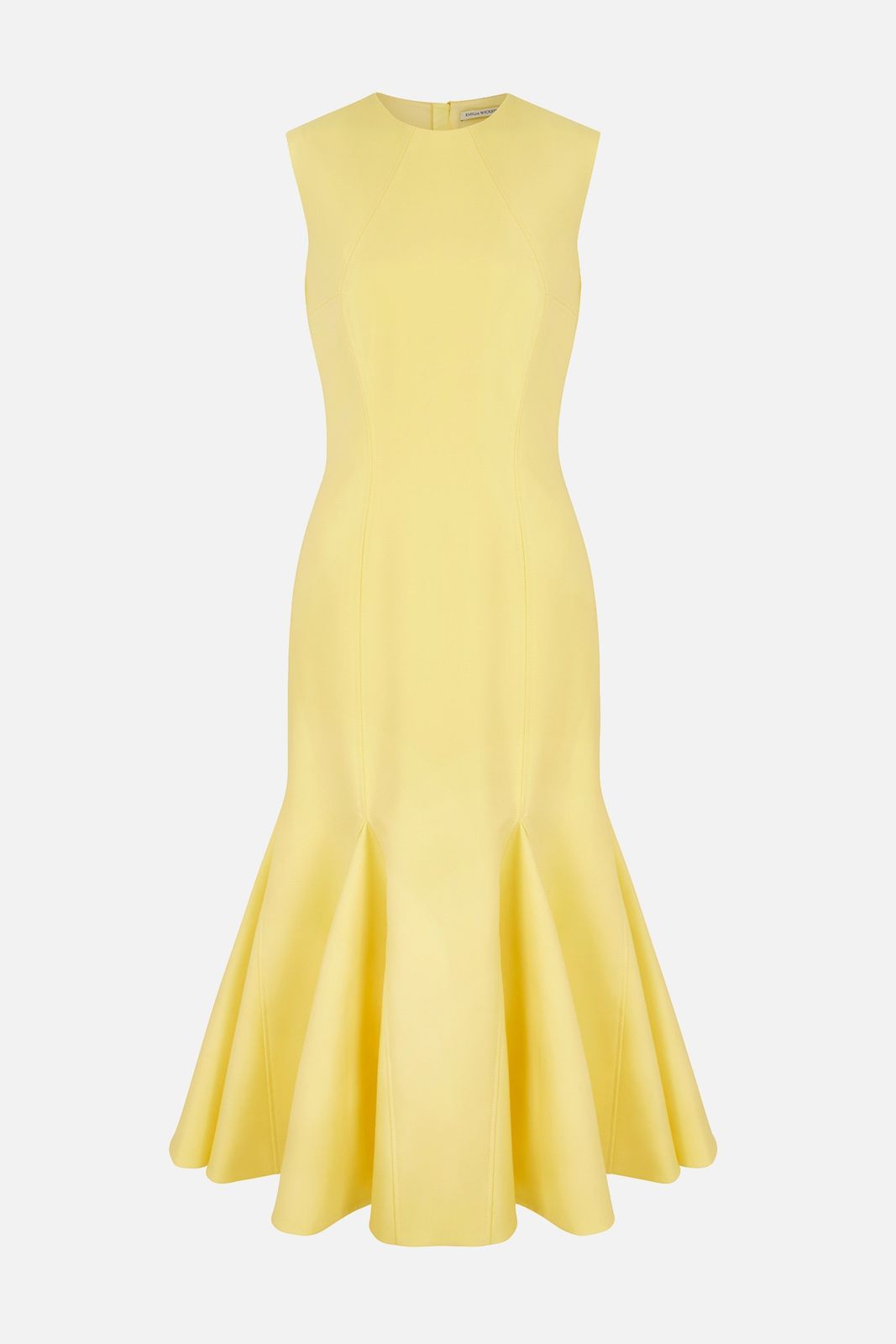 Seema Dress In Lemon Summer Wool