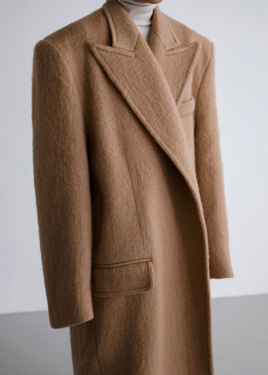 John Oversized Coat - Camel