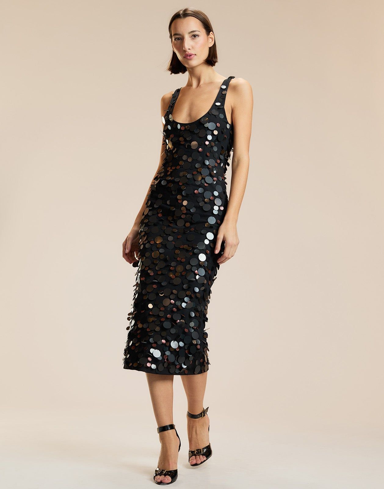 Paola Pailette Dress