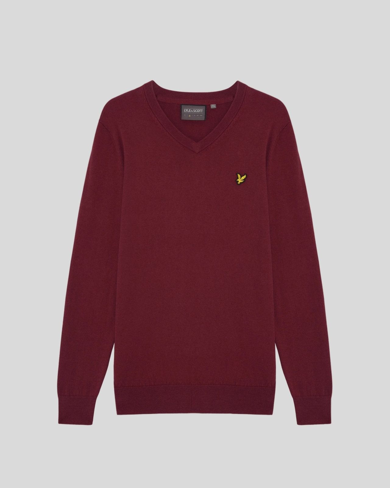 Cotton Blend V-Neck Jumper