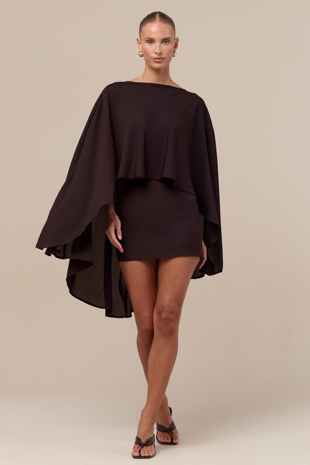 PRIMROSE MINI SKIRT | CHOCOLATE
