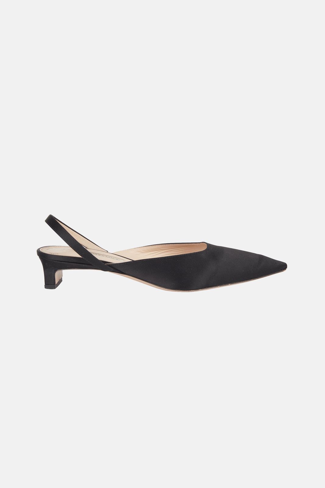 Kaori Shoe In Black Satin