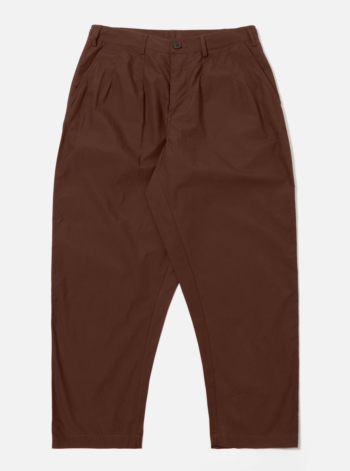 Brown Peached Poplin Dutch Pant
