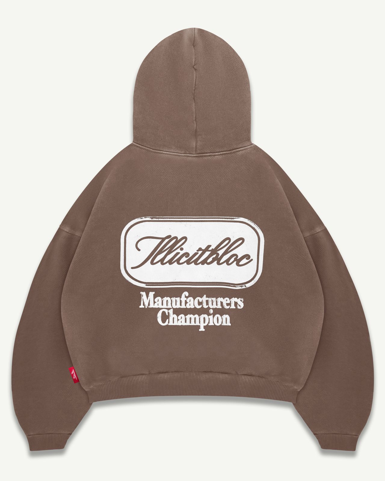 CHAMPION STAMP IRONWEAVE™ HOODIE - WASHED BROWN