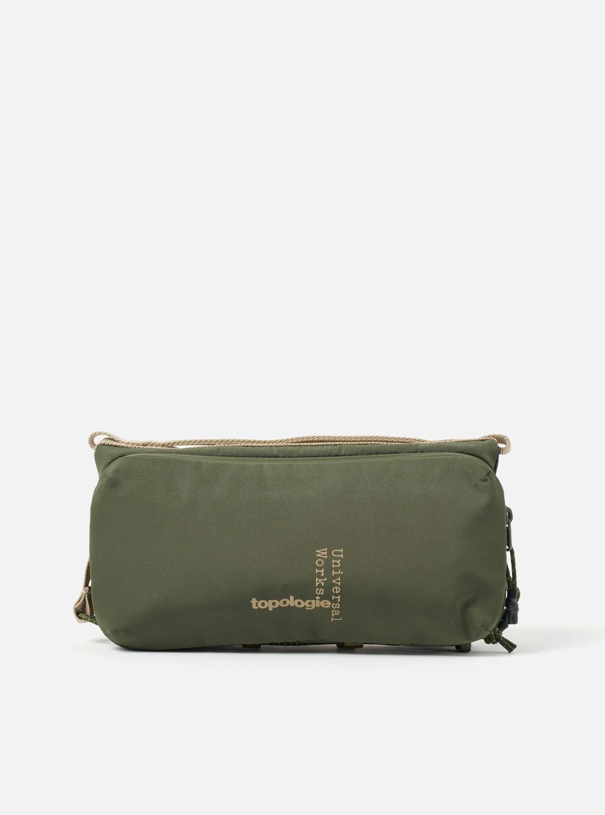 Topologie x Universal Works Rifle Green UW Tech Bottle Sacoche Medium