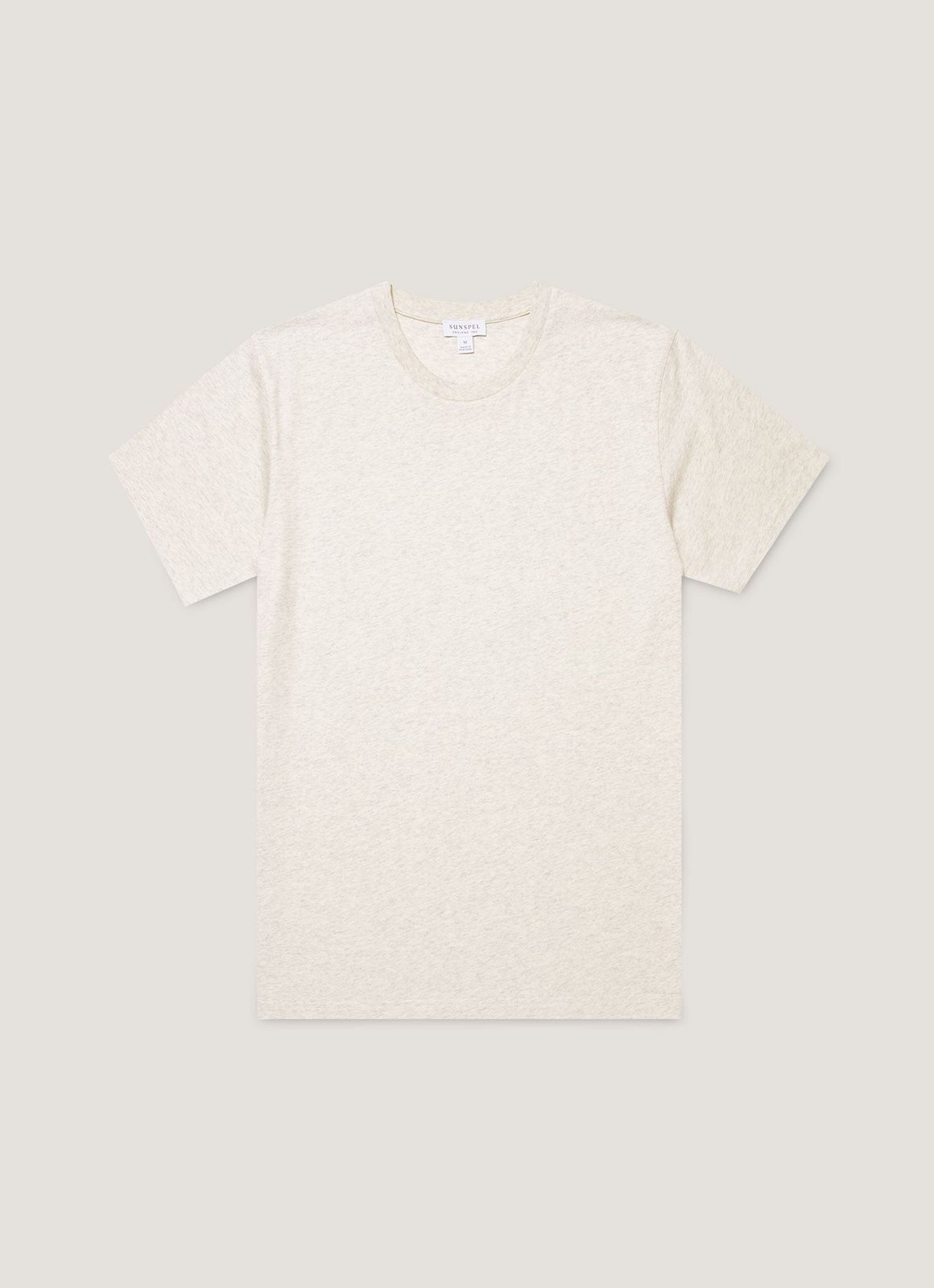 Men's Riviera Midweight T-shirt in Archive White Melange