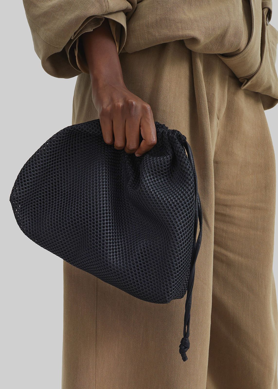 Morgan Mesh Small Pouch - Black