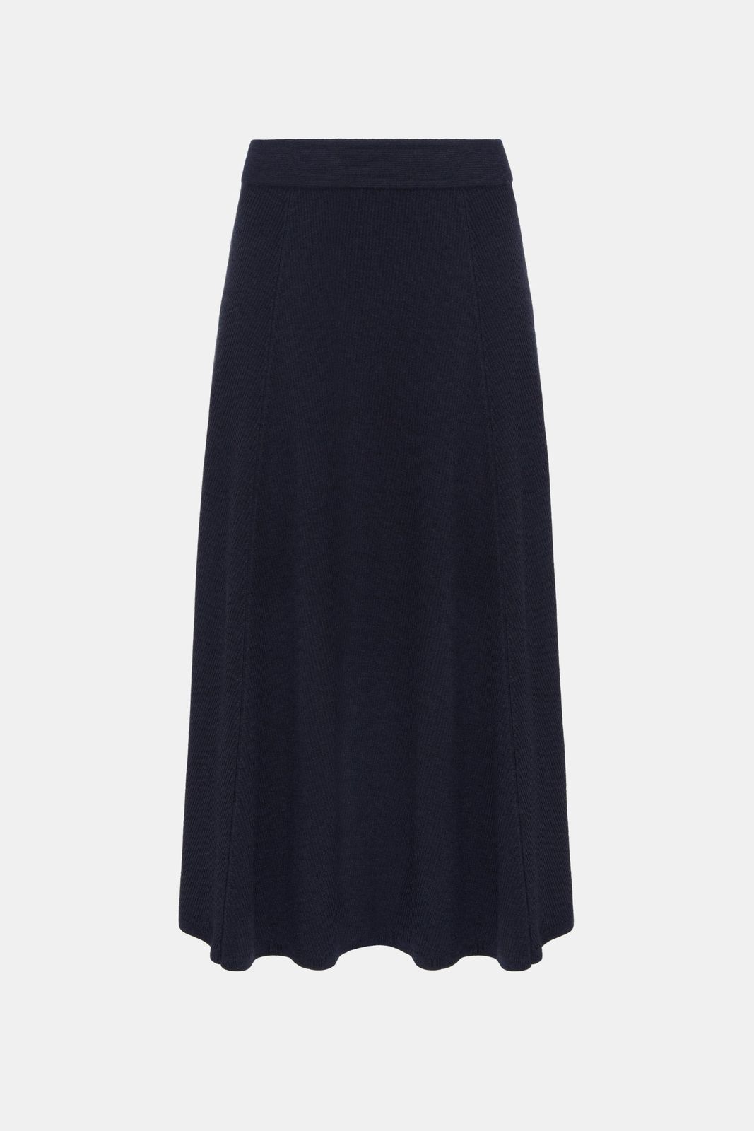 Dorian Skirt In Dark Navy Cashfeel