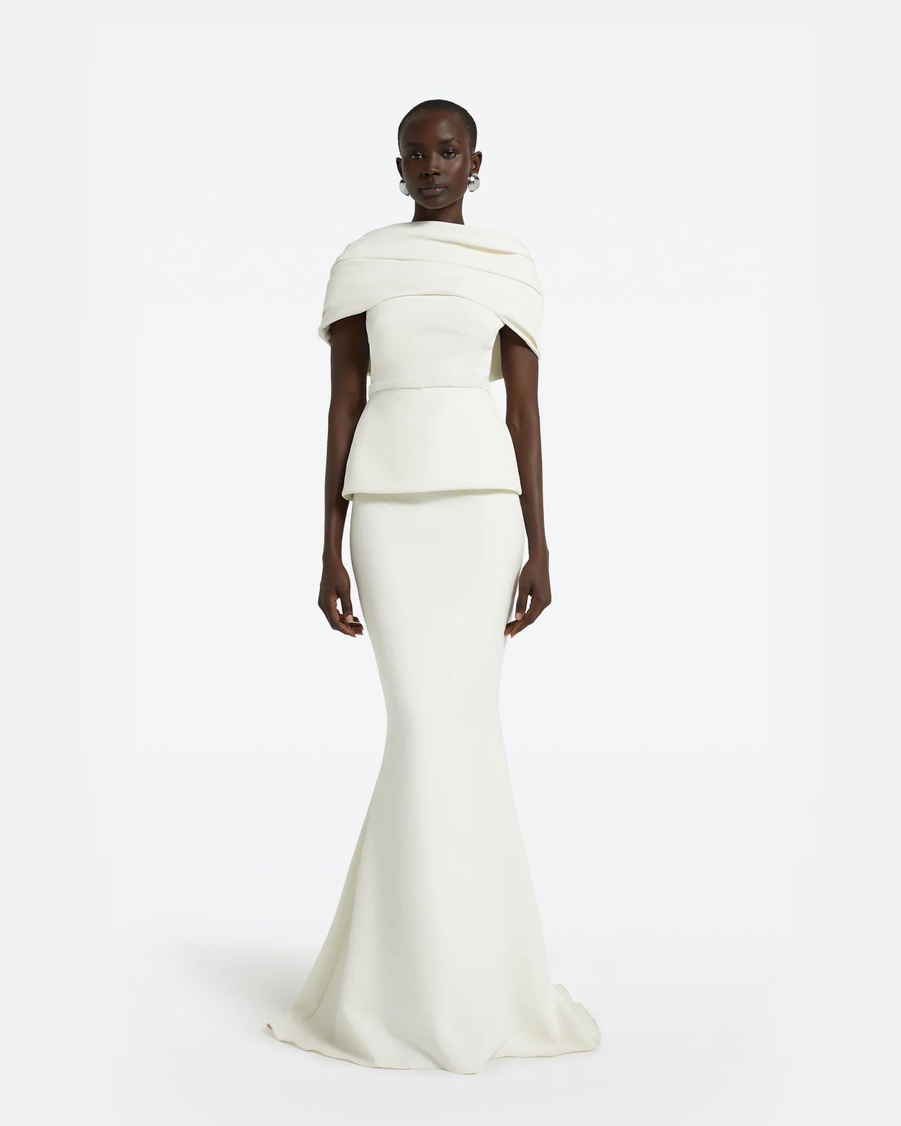 Loura Long Dress in Ivory